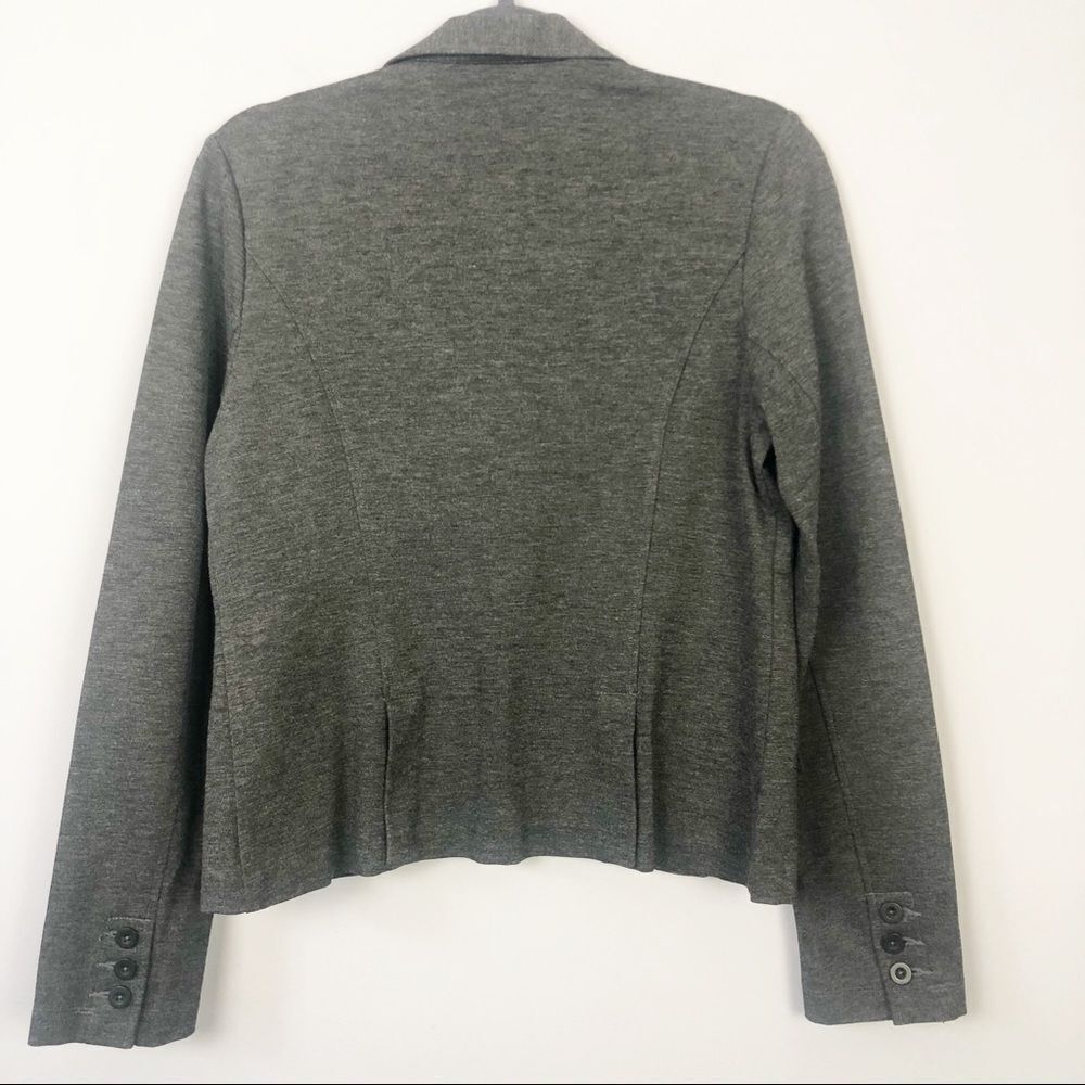 CABI | Dark Gray Button Front Blazer Size 6 - Picture 6 of 7